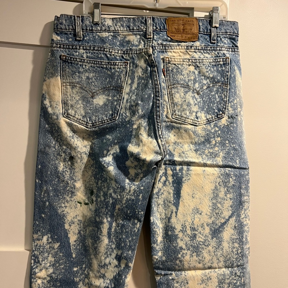Vintage Levi's 505 Blue Acid Wash Jeans